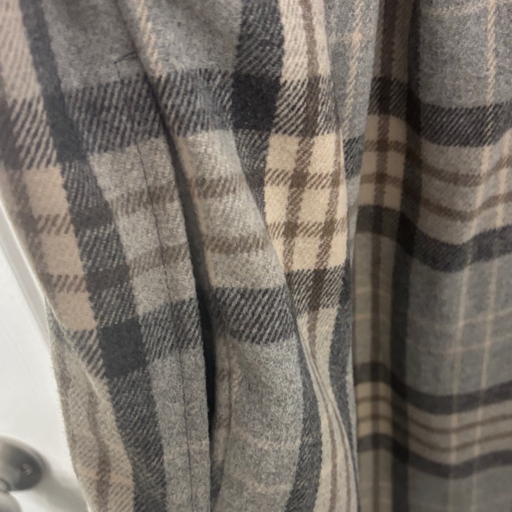 So Plaid Button-Up Shacket Shirt Jacket Oversized - Picture 8 of 11